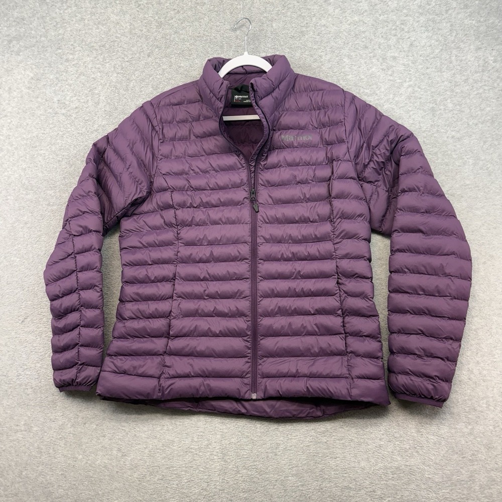 Marmot Echo Puffer‎ Jacket Womens XL Purple Featherless Thinsulate 3M Insulated